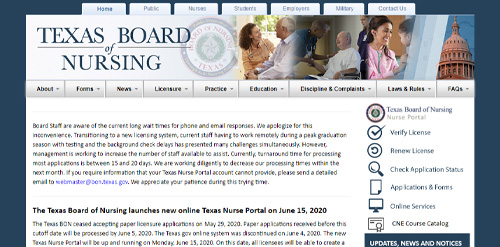 Texas Board of Nursing